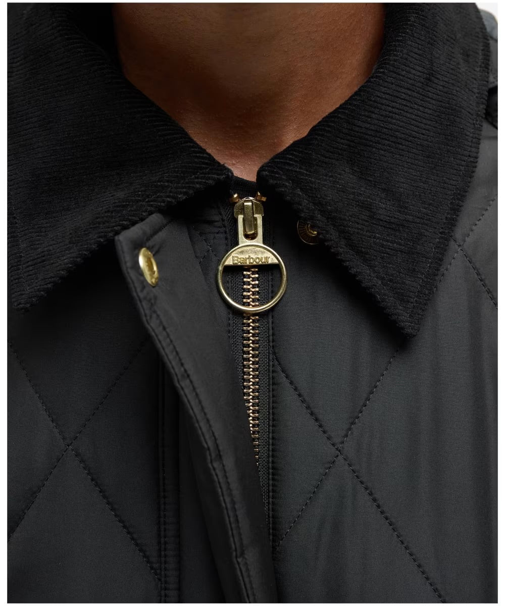 Barbour Meredith Quilted Coat Black