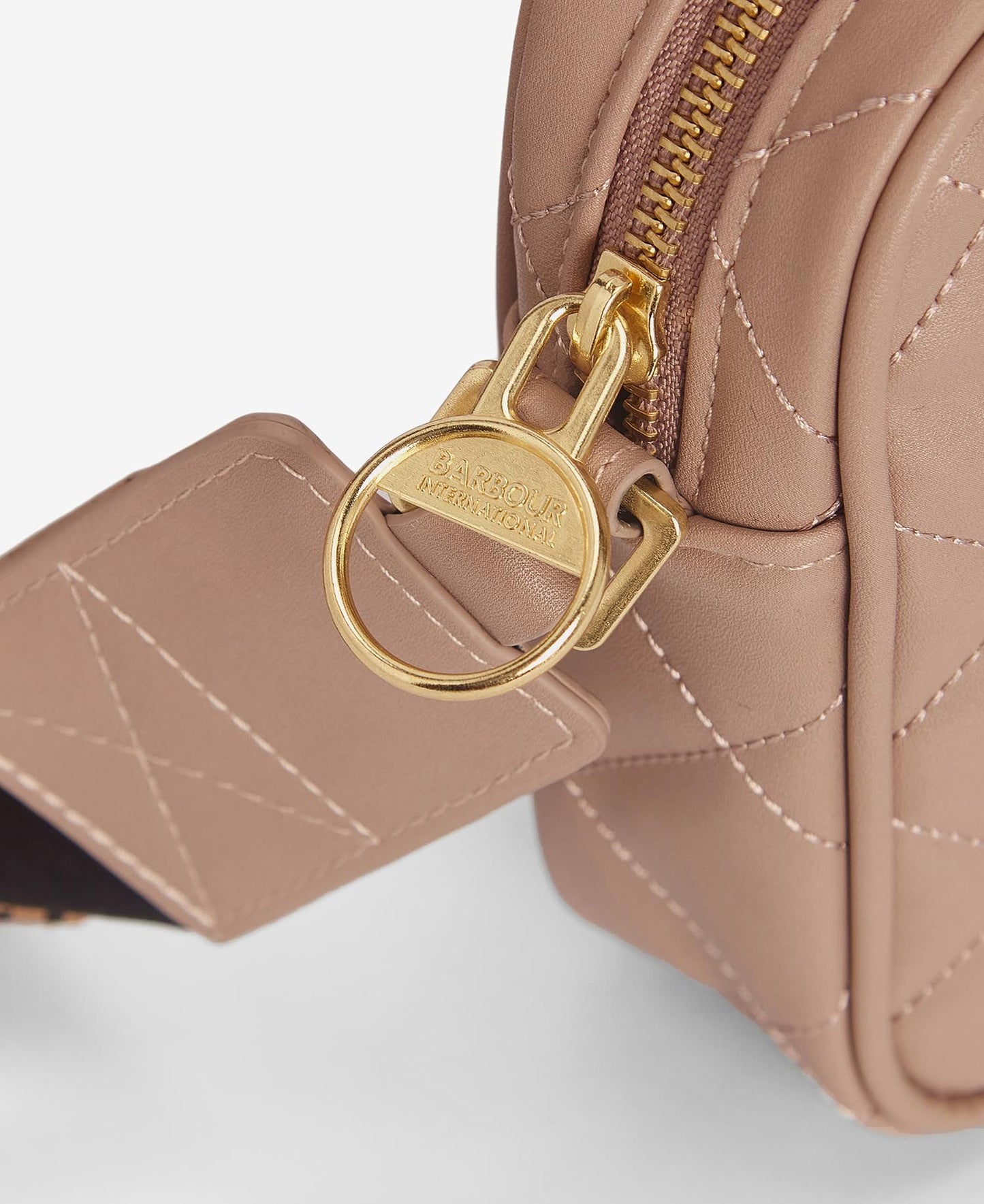 Sloane Quilted Crossbody Bag- Camel
