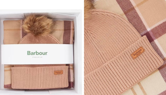 Dover beanie and hat set camel