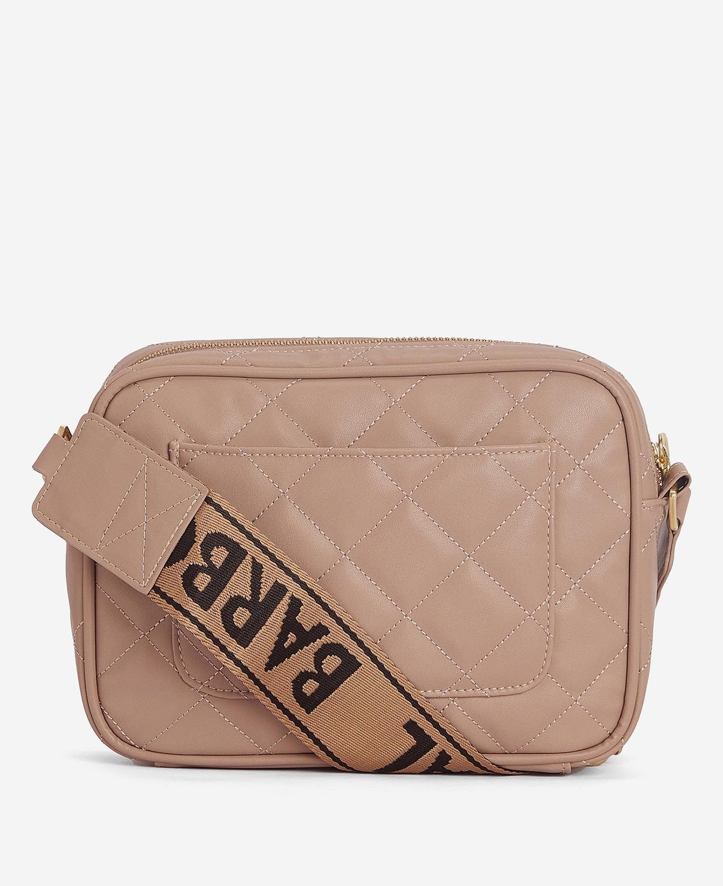 Sloane Quilted Crossbody Bag- Camel
