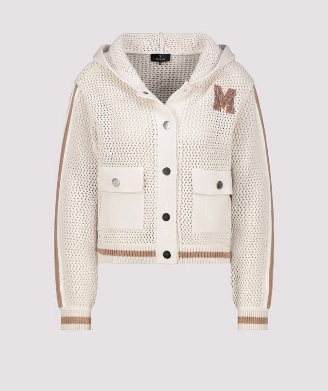 Monari Ajour Hood Cardigan 283