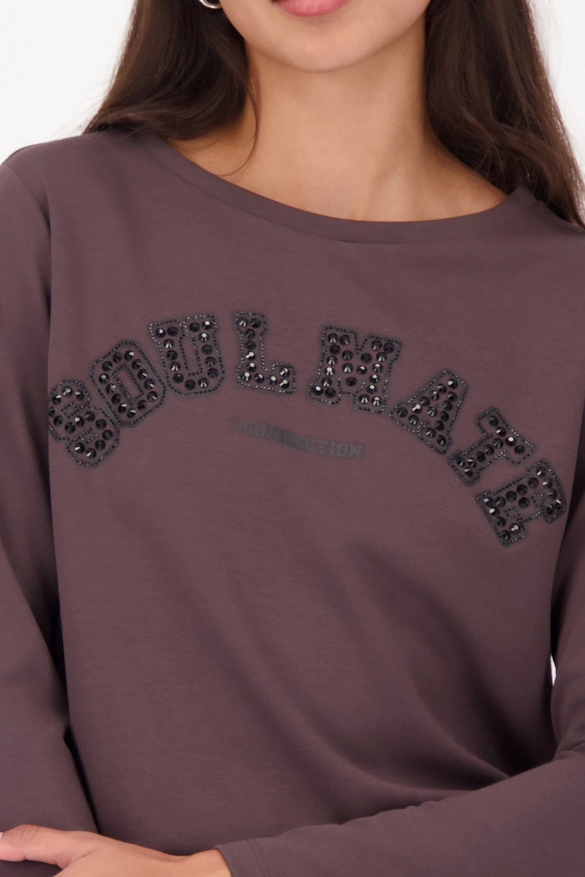 SOULMATE TOP-Chocolate 310