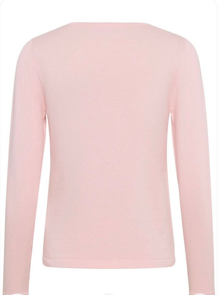 Mindy Cardigan Pink Brown