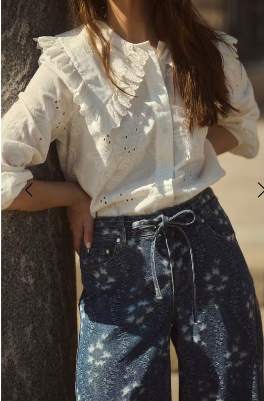 Claramille Shirt gardenia White