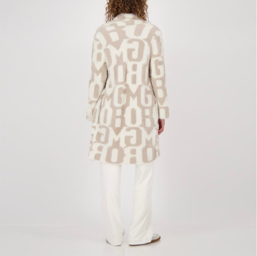 Truffle pattern knit jacket
