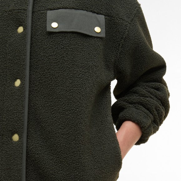 Mabel fleece -Olive