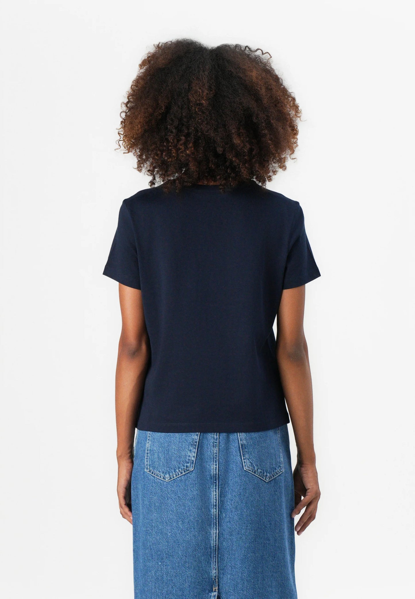 Classic script Tee - Navy