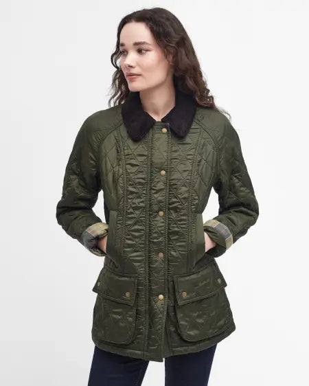 Barbour Beadnell polarquilt Olive
