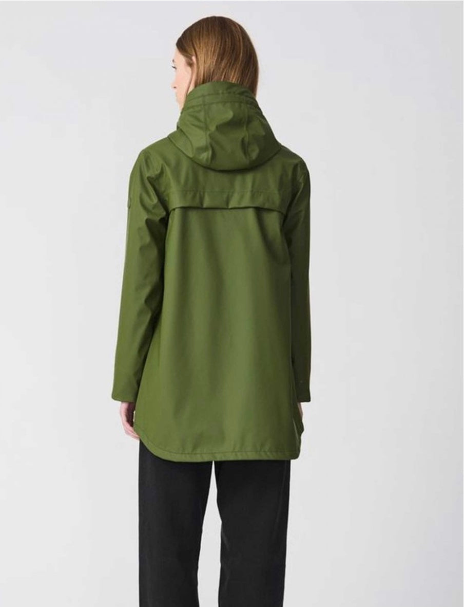 Snow Bronze Green Short Coat