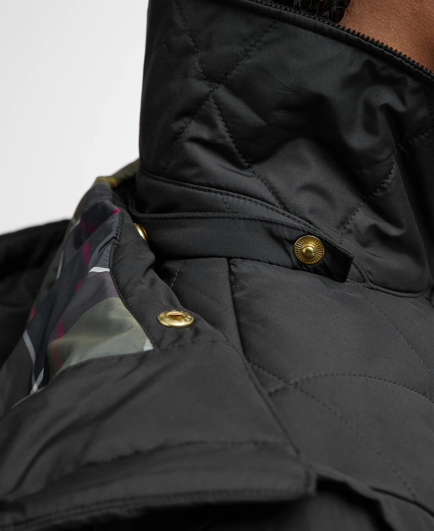 Barbour Meredith Quilted Coat Black