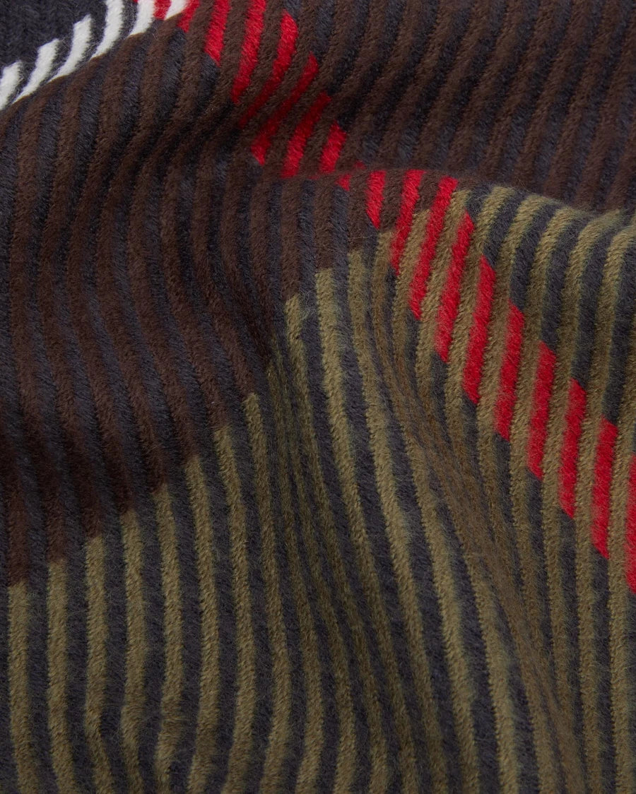 Blair Tartan Scarf- bottle green
