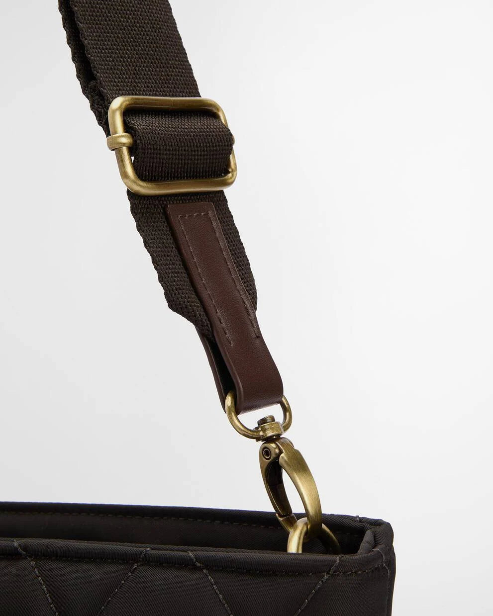Mini Quilted tote Bag - Olive