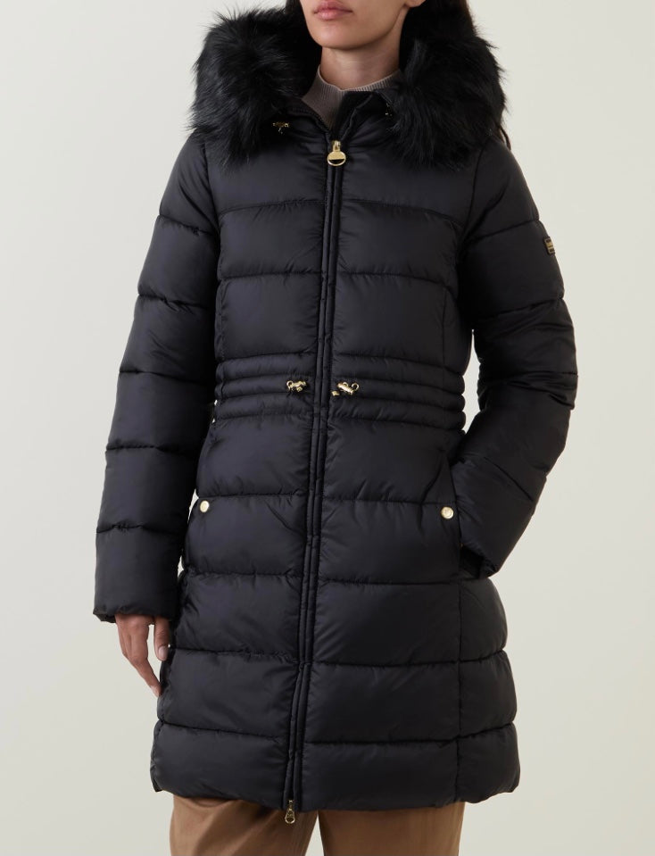 Anastasia black puffa coat