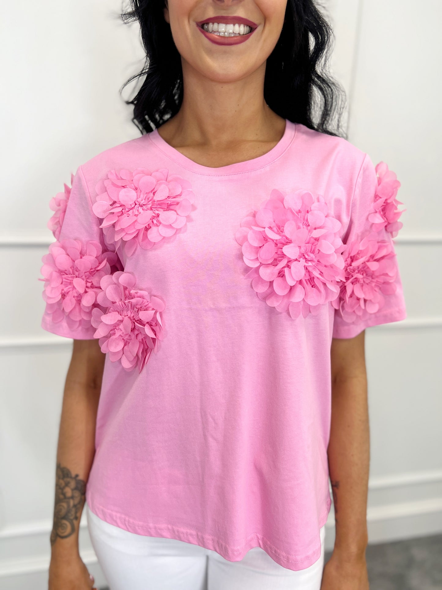 Pink Flow Top (Size UK 12)