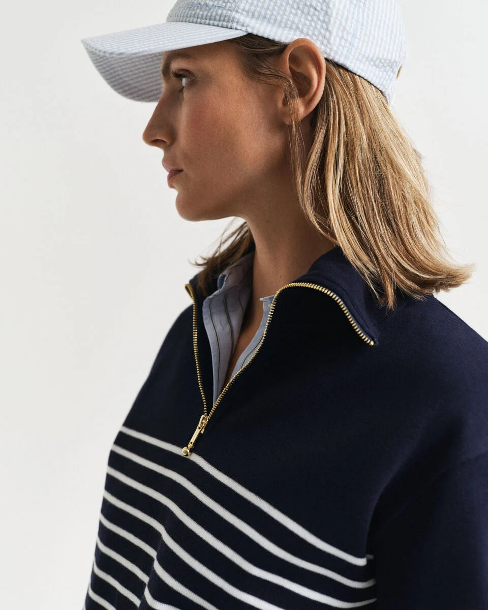 Berton Half zip Navy
