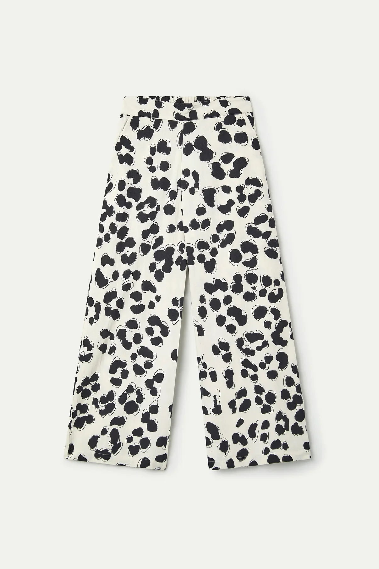Dalmatian print trousers