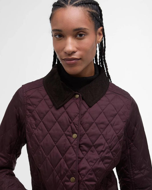 Black Cherry Annandale Quilted Jacket