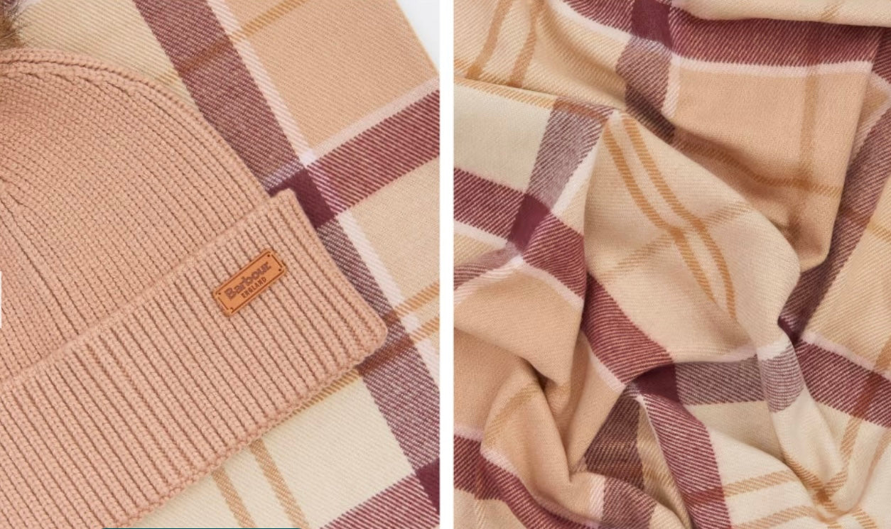 Dover beanie and hat set camel