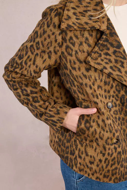 Leopard print jacket