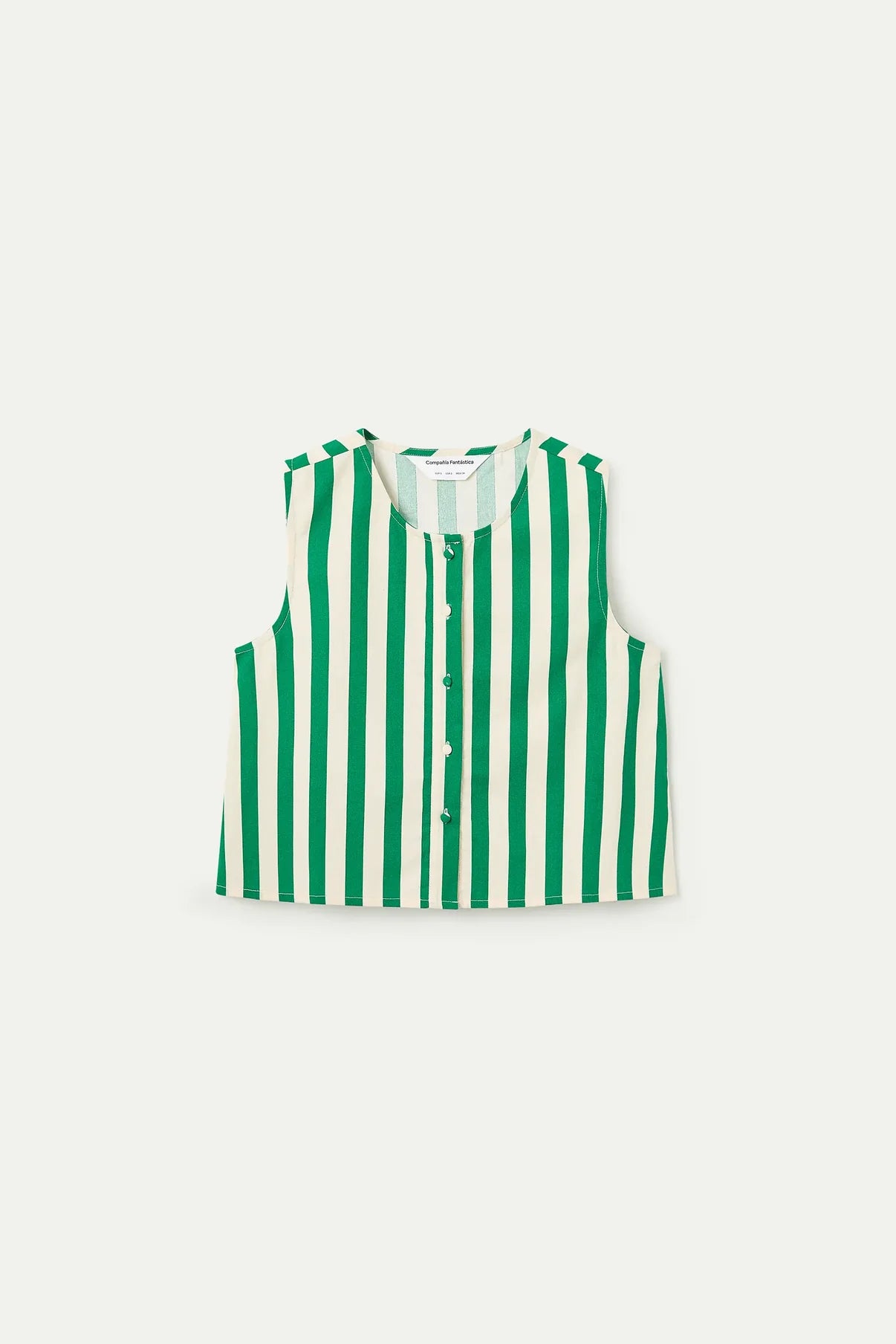 Bamboo Green Print Top