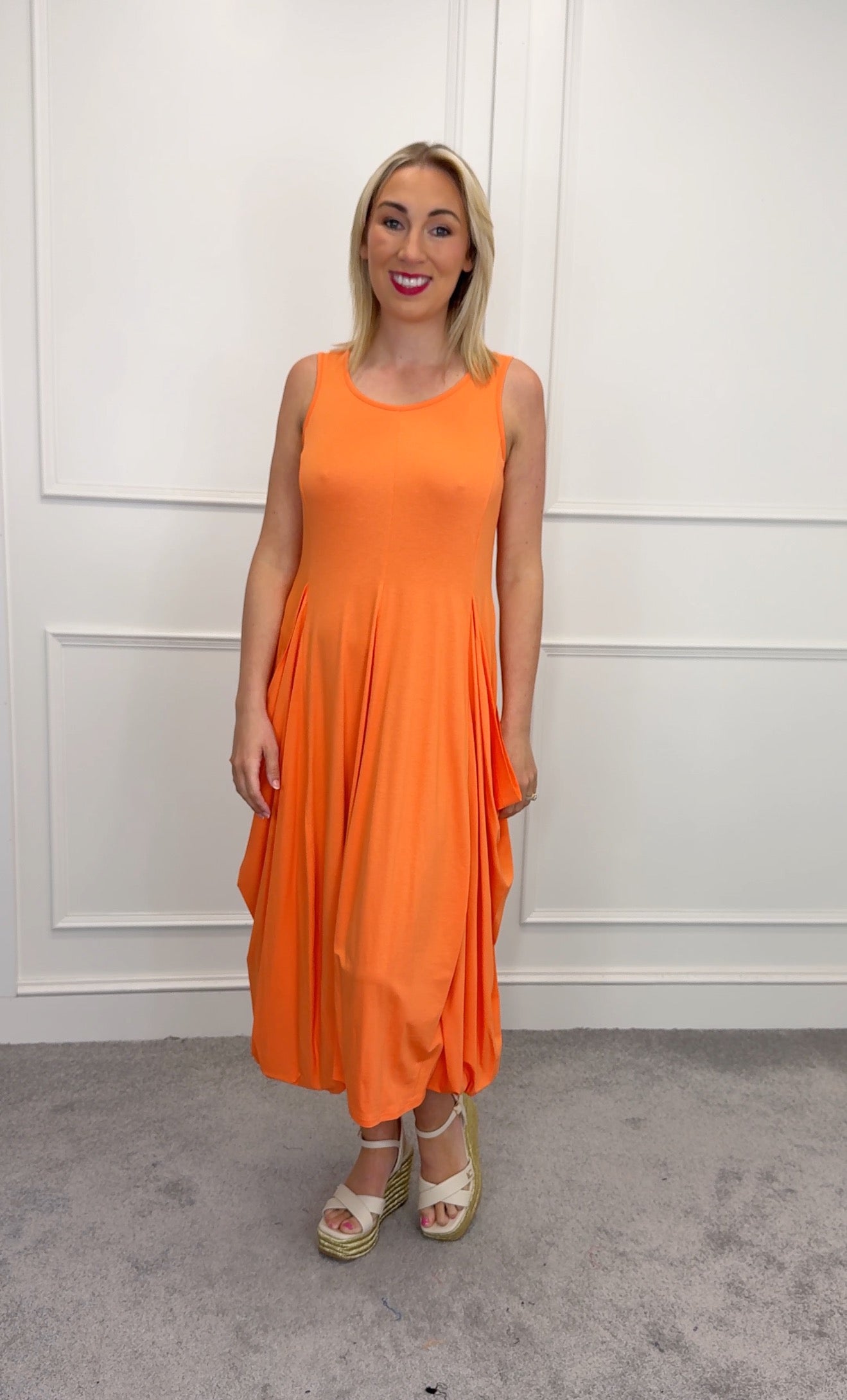 Orange dress (UK 16)