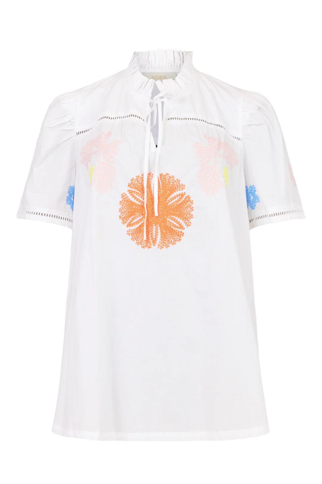 Cotton Short Sleeved Blouse