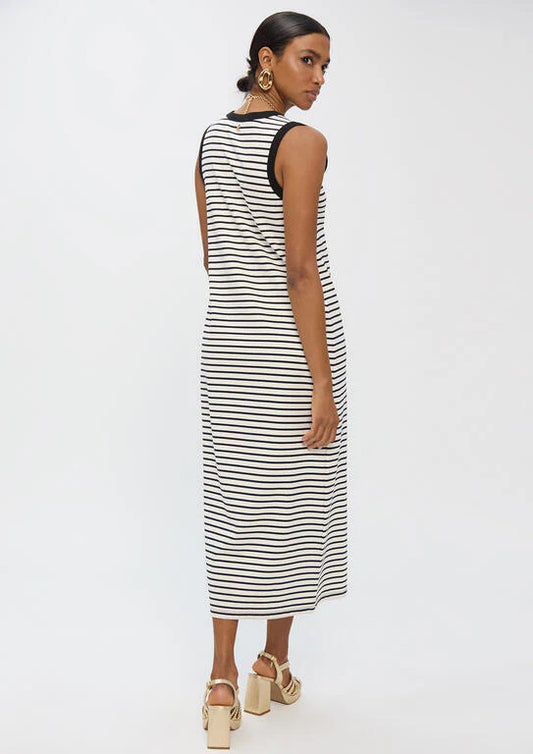 Dress stripe / black trim