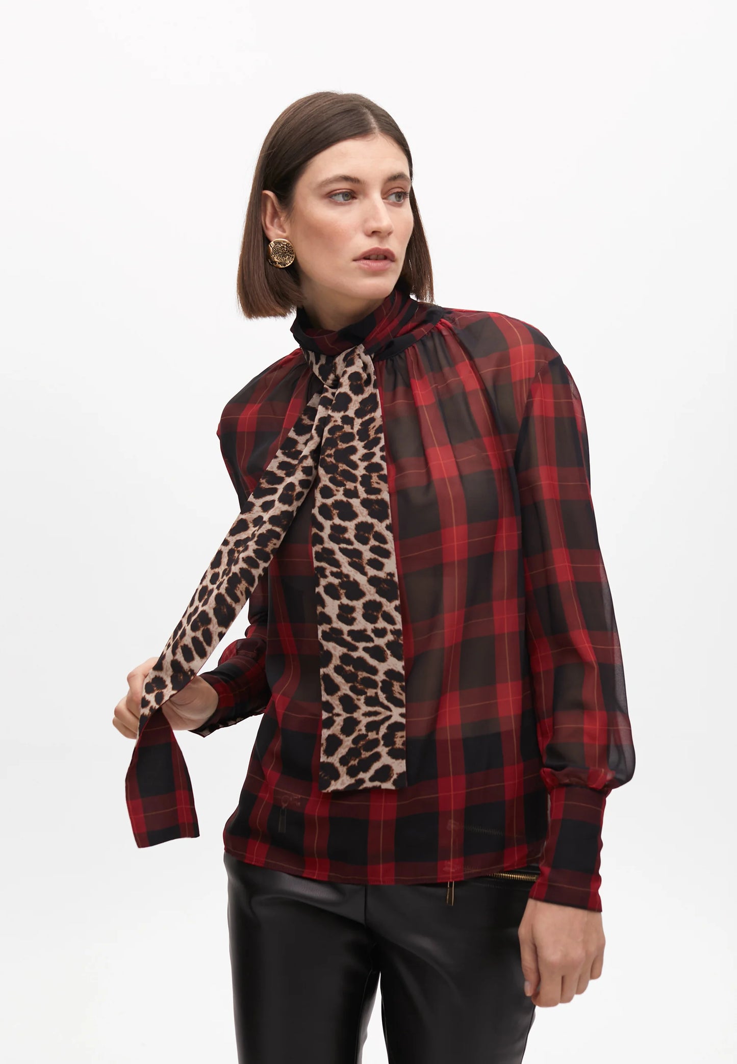 Tarte/ Léopard blouse