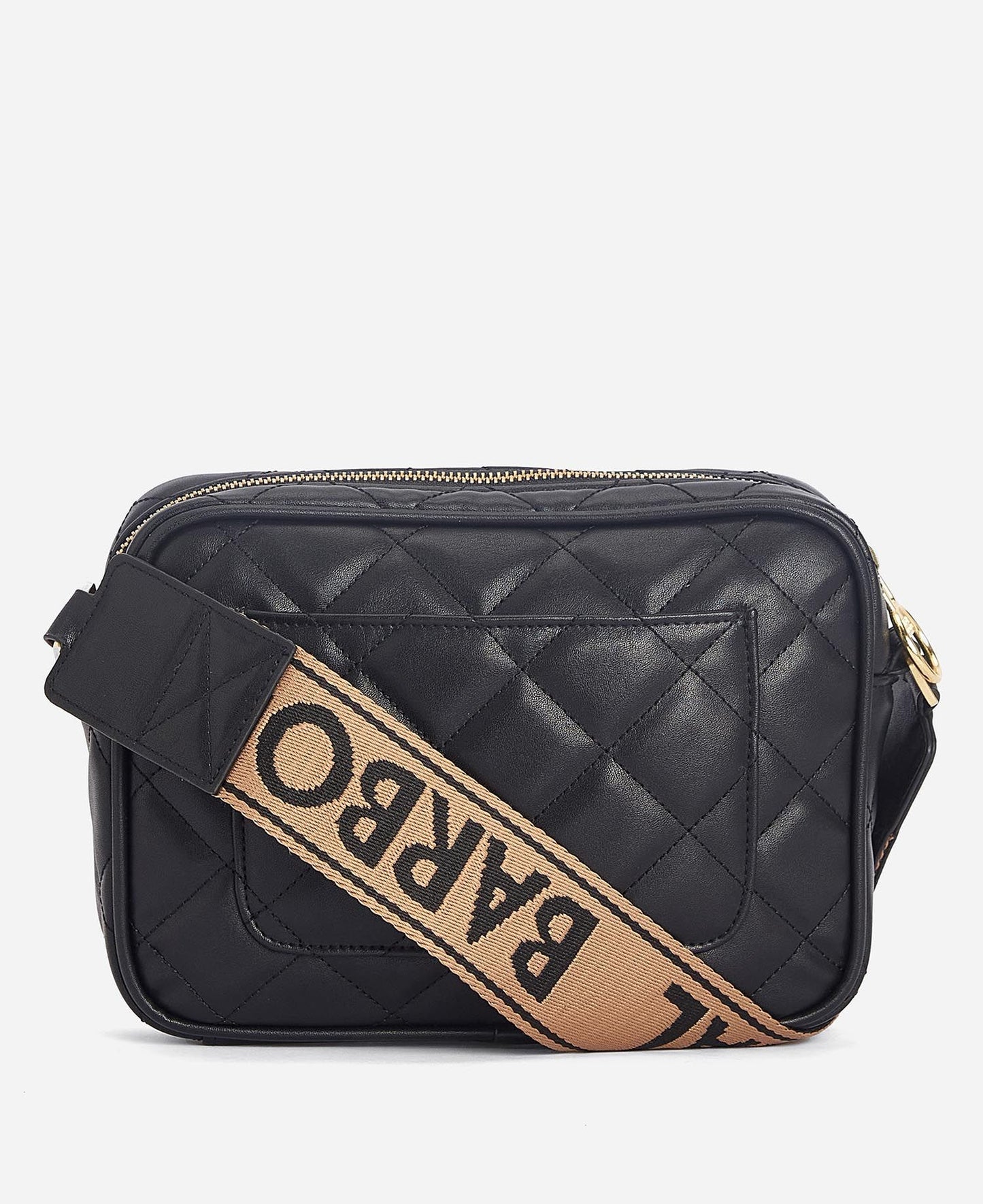 Sloane Quilted Crossbody Bag-Black