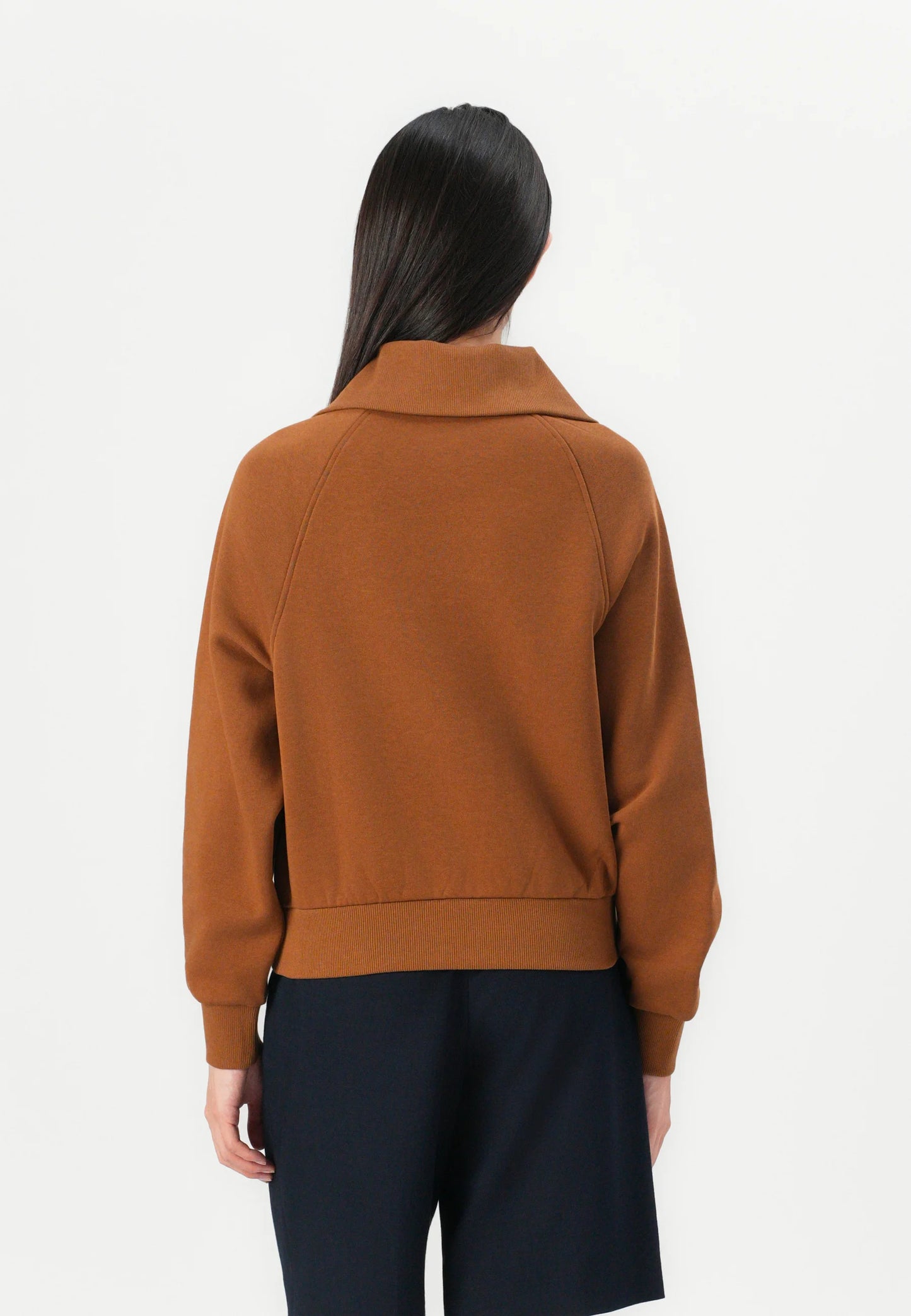 Classic script 1/2 zip - Highland Khaki
