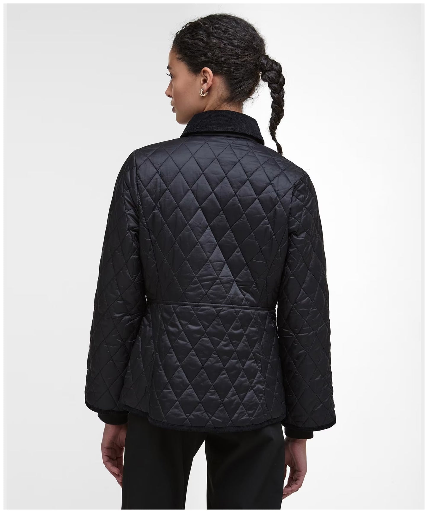 Barbour Fitted Beadnell Quilted Black