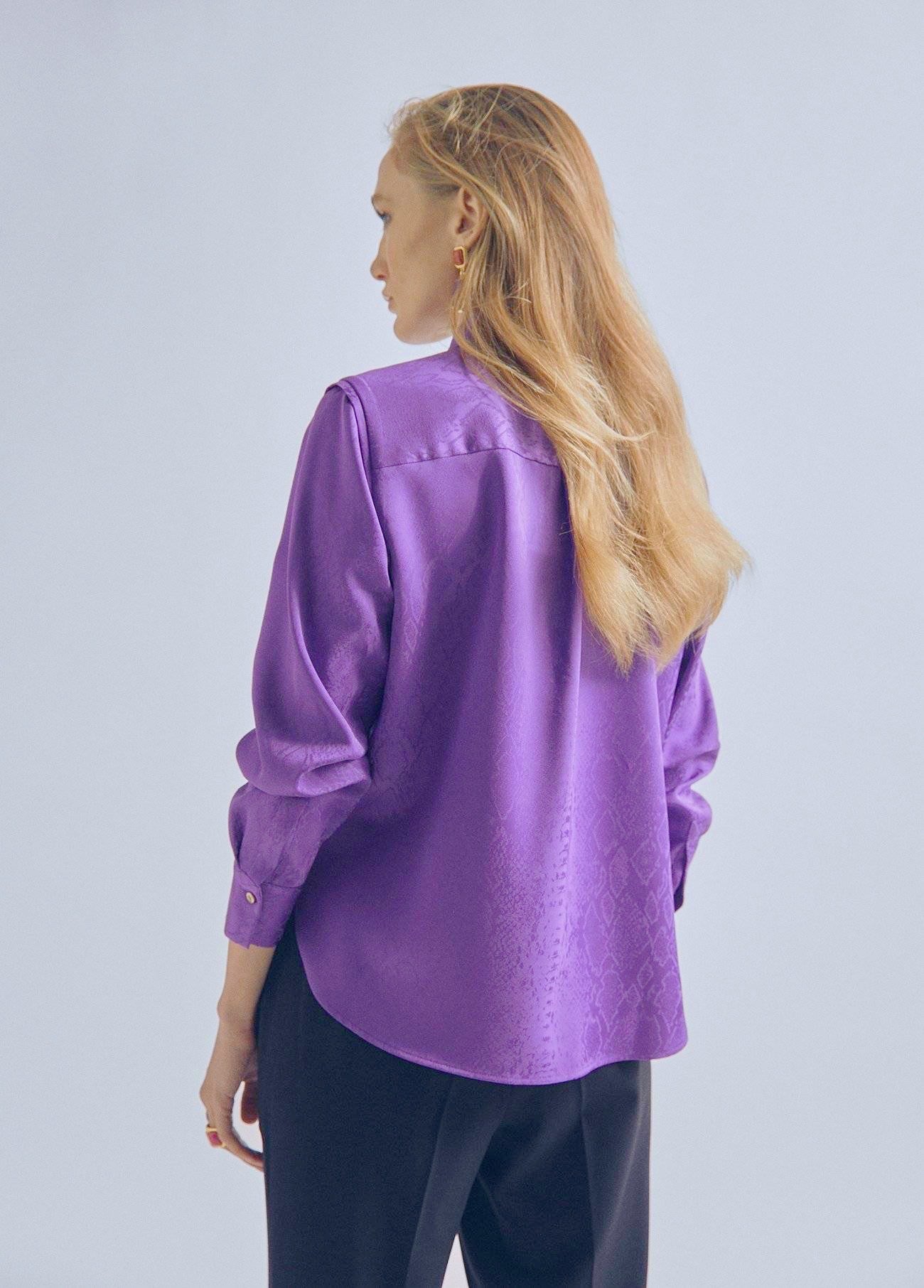 Jacquard shirt- Lilia (Size XS,S)
