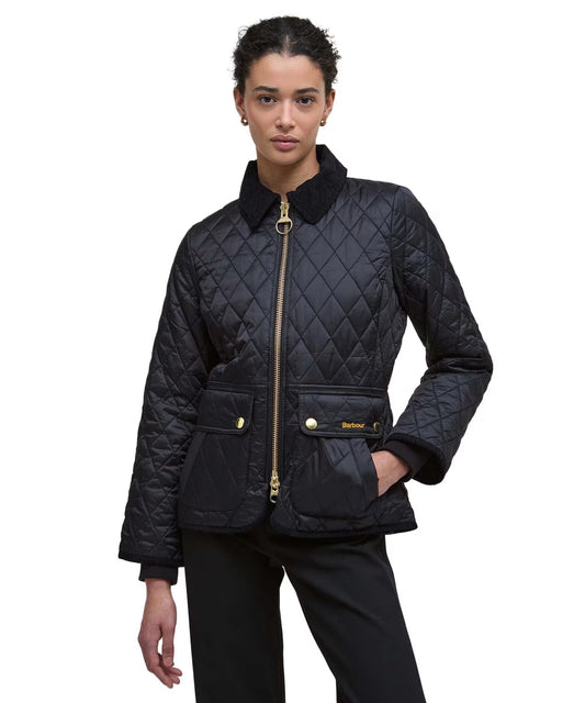 Barbour Fitted Beadnell Quilted Black