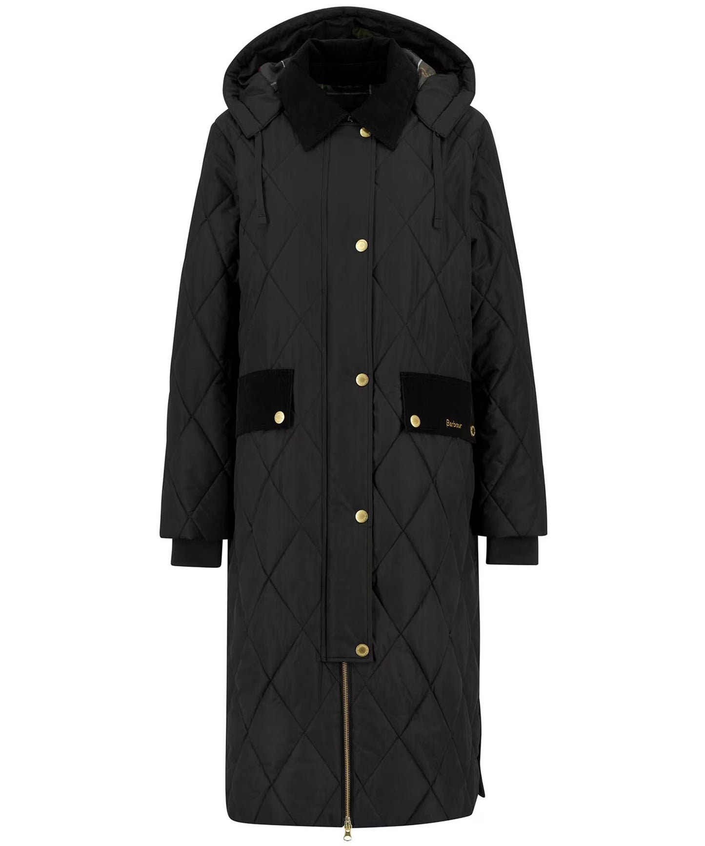 Barbour Meredith Quilted Coat Black