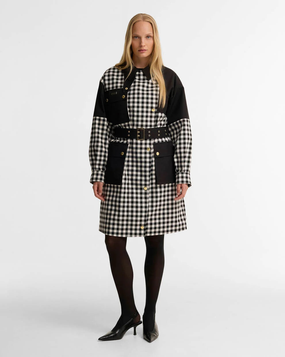 Gea Gingham Showerproof Jacket