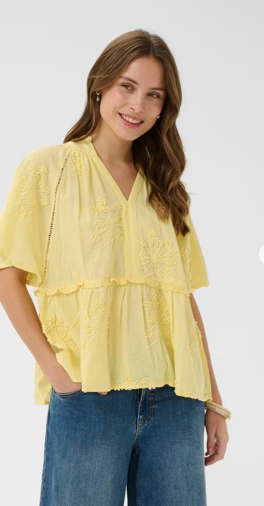 Ujalia Yellow Blouse