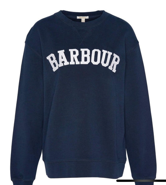 Barbour Northumberland navy sweatshirt