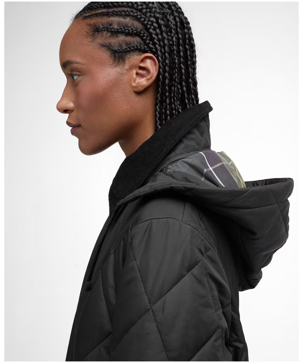 Barbour Meredith Quilted Coat Black