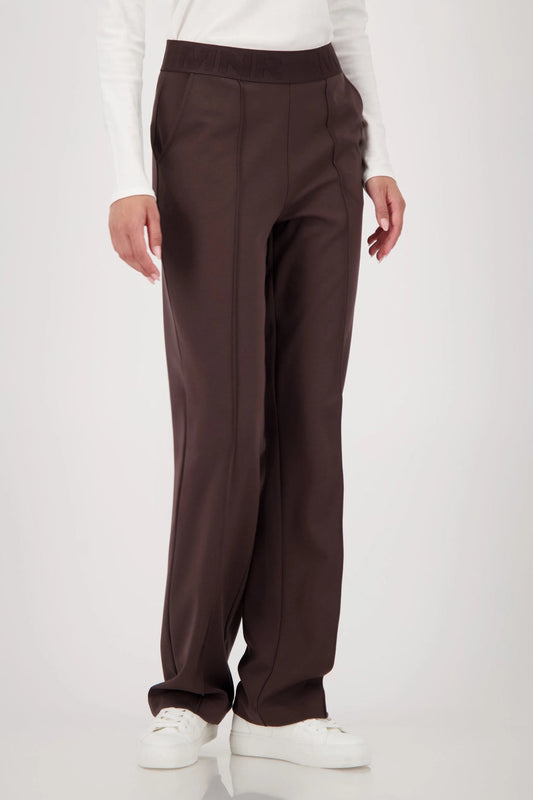 TROUSERS WITH BAND - Chocolate 703