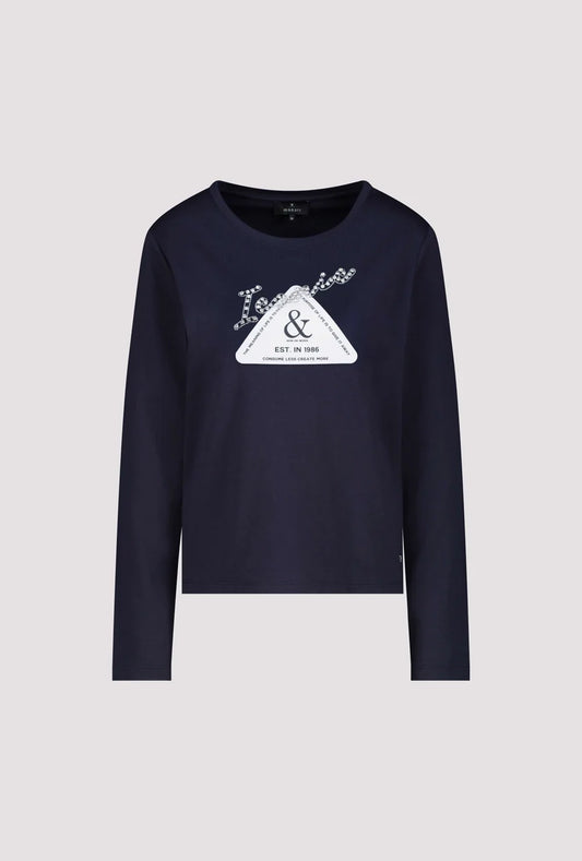 Long sleeve Navy T- shirt