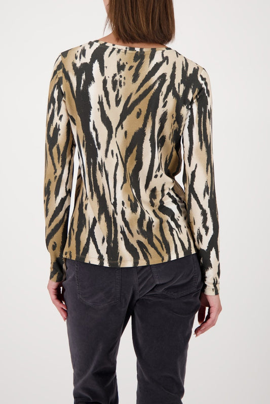 TOP WITH TIGER PATTERN 331