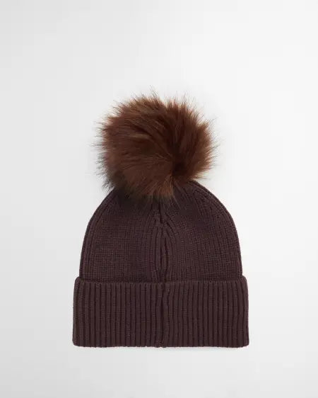 Mallory Pom Beanie- Chocolate