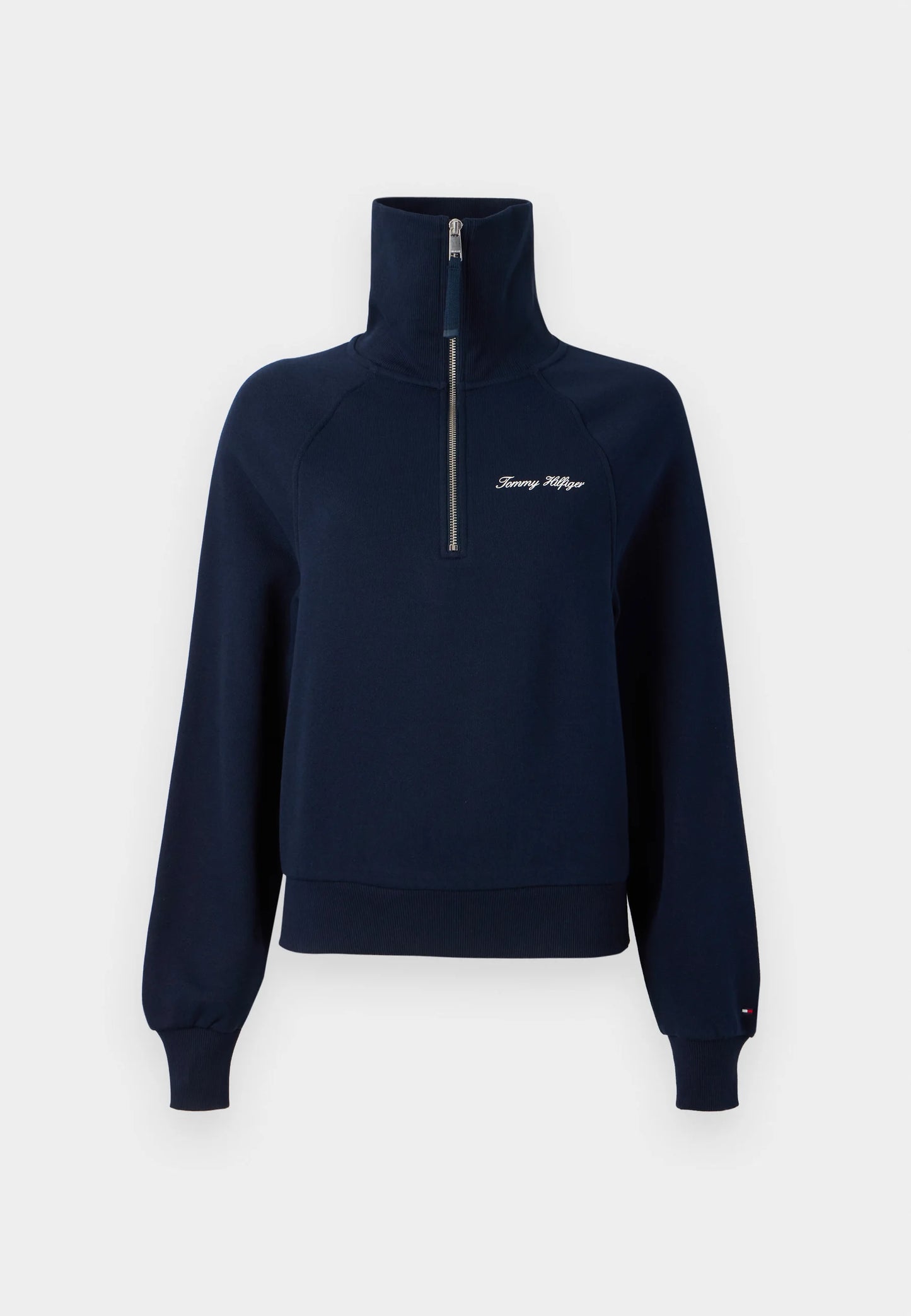 Classic Script 1/2 zip Navy