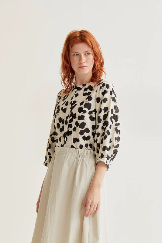 Dalmatian print shirt/ Jacket