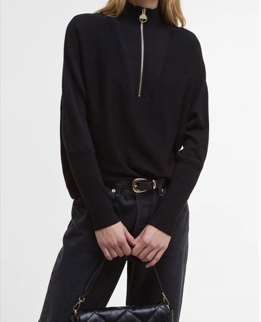 Lola knitted quarter zip jumper
