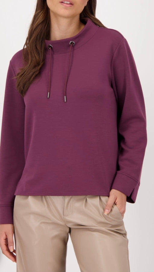 Bordeaux basic sweatshirt 148