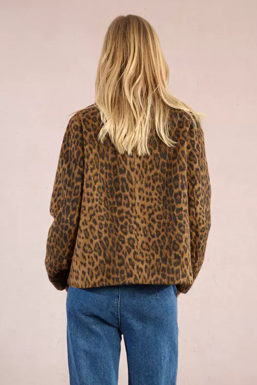 Leopard print jacket