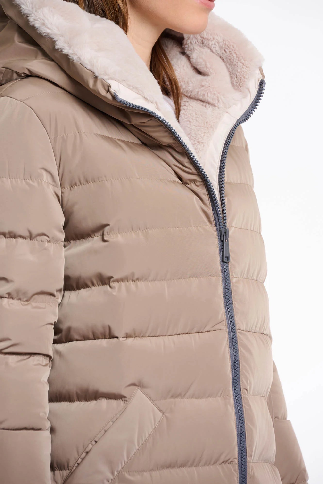 Keila faux-fur coat
