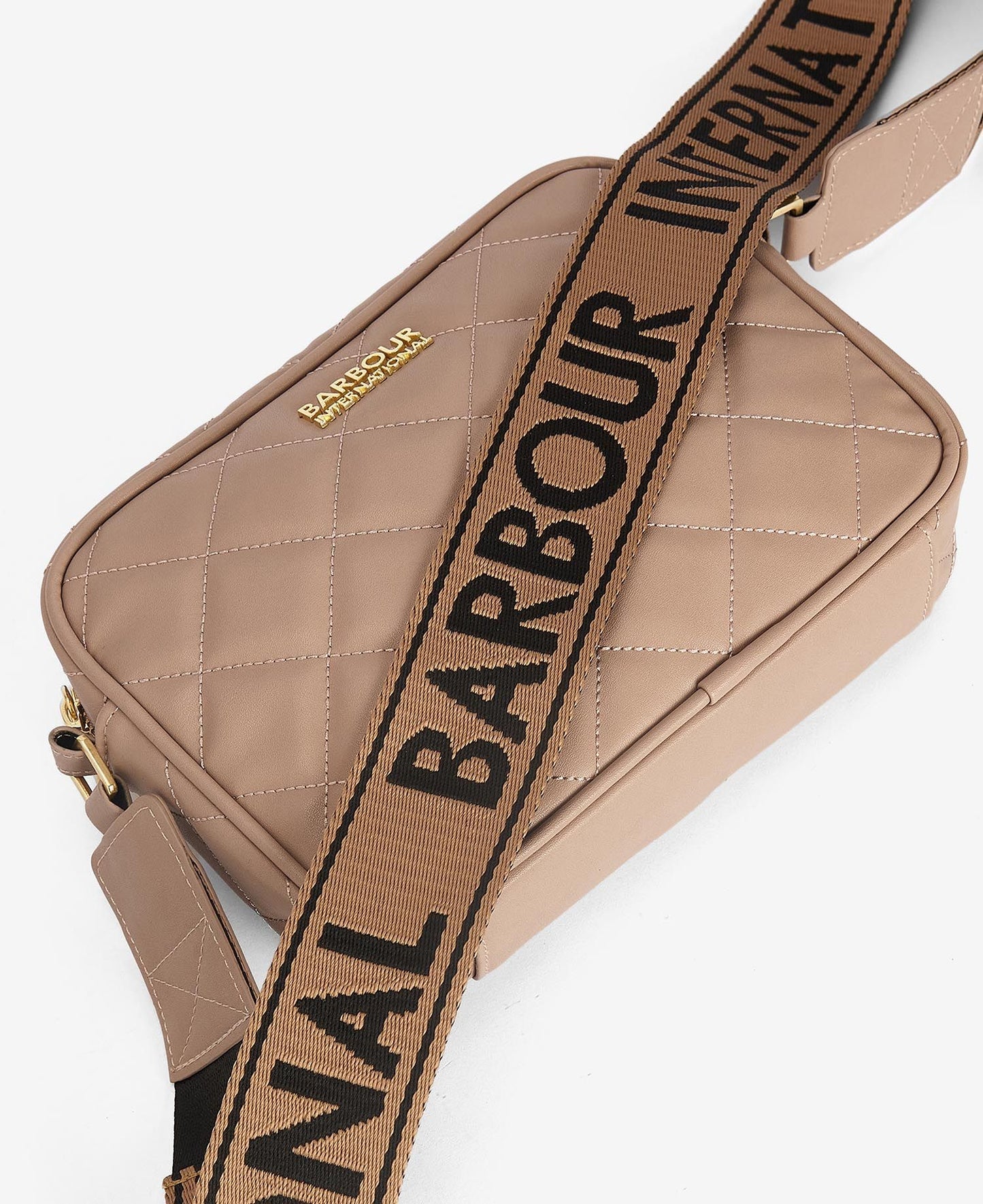 Sloane Quilted Crossbody Bag- Camel