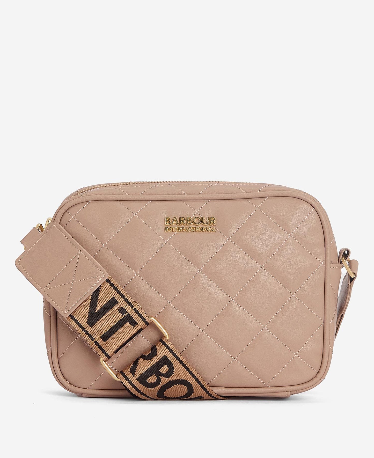 Sloane Quilted Crossbody Bag- Camel